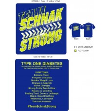 Team Schnak Strong T-shirt Blue